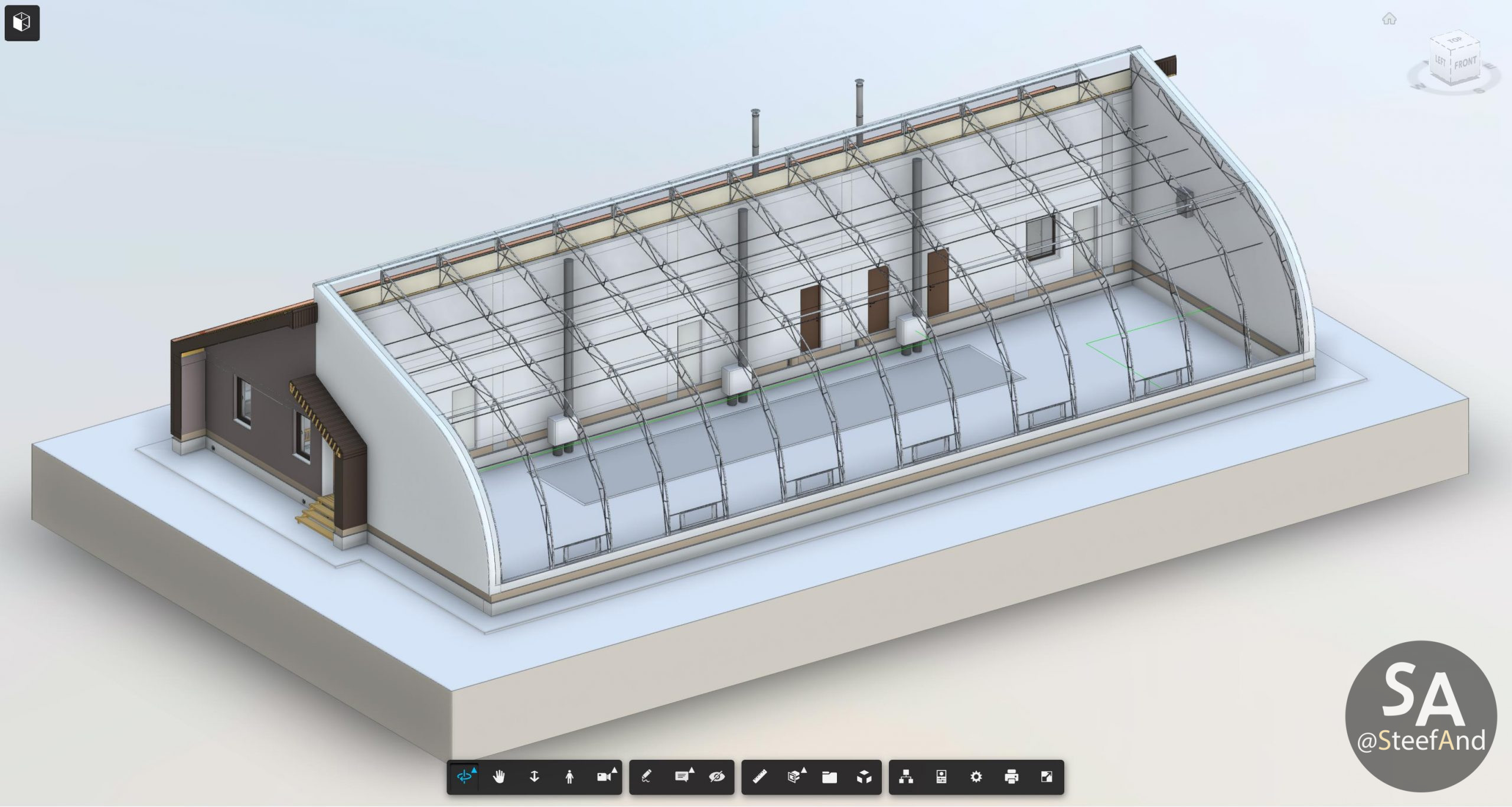 Revit Modeling - Vegetary Structure